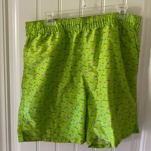 Golf themed swim shorts size large by southern pines.